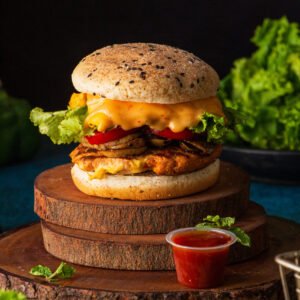 Chicken Mushroom Burger